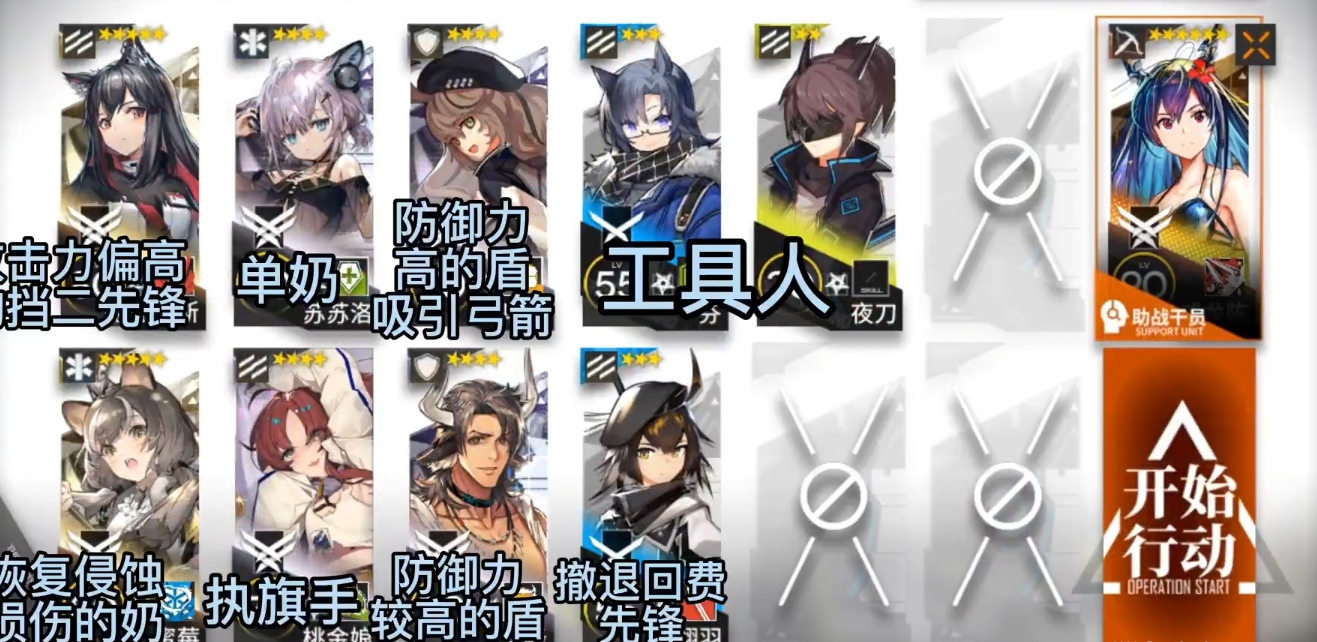《明日方舟》大骑士领酒吧街18低配攻略