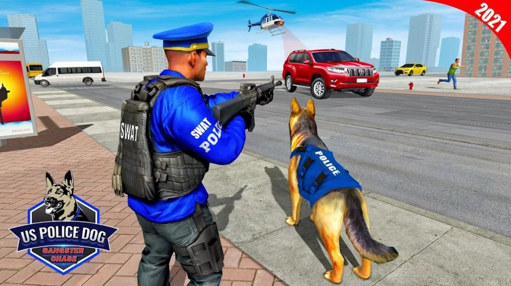 美国警犬追捕罪犯游戏正式安卓版（Police Dog Gangster Chase Game）