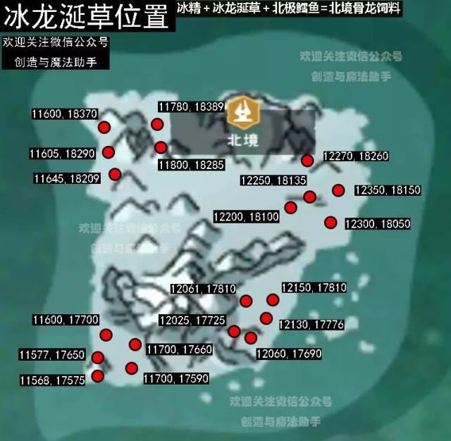《创造与魔法》霜冻龙草位置介绍