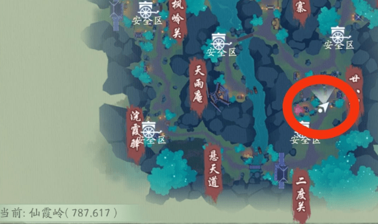 《新笑傲江湖》蓝银结奇遇3个坐标位置介绍
