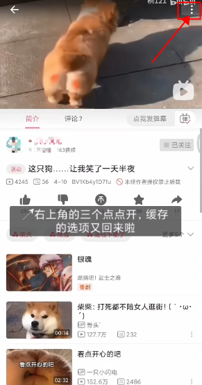 《哔哩哔哩》短视频模式视频下载方法