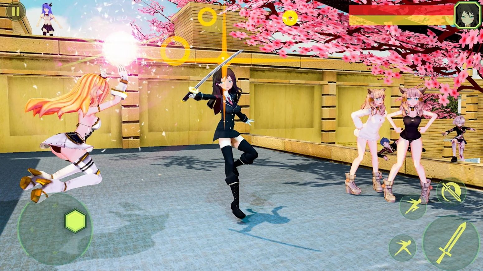 动漫高中女生斗士游戏安卓中文版