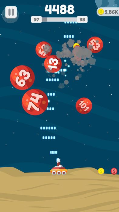 星球大爆炸中文版免费金币加速版下载地址（Planet Blast）