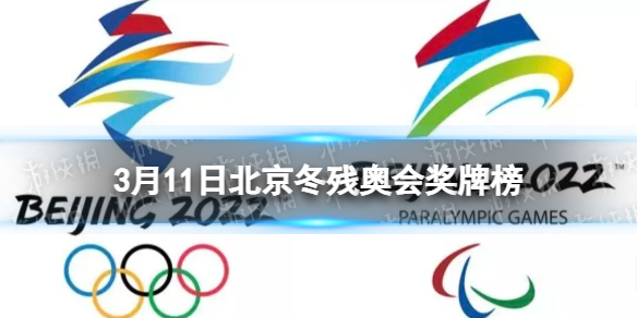 北京冬残奥会奖牌榜3月11日金牌榜最新