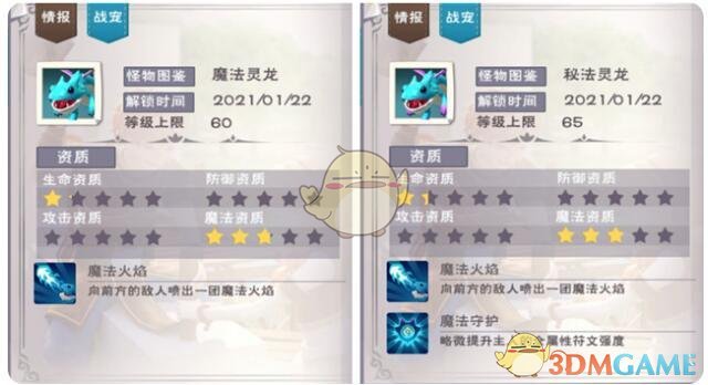《创造与魔法》秘法灵龙保底饲料配方