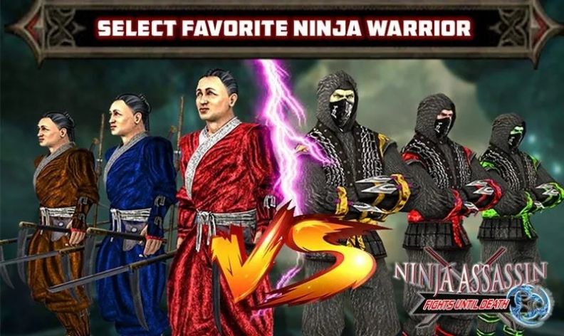 刺客大战忍者游戏中文版（Fights Until Death Ninjas Team）
