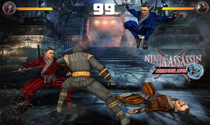 刺客大战忍者游戏中文版（Fights Until Death Ninjas Team）