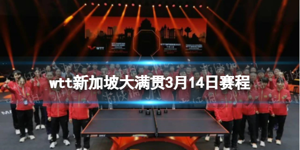 2022wtt新加坡大满贯赛程表3.14