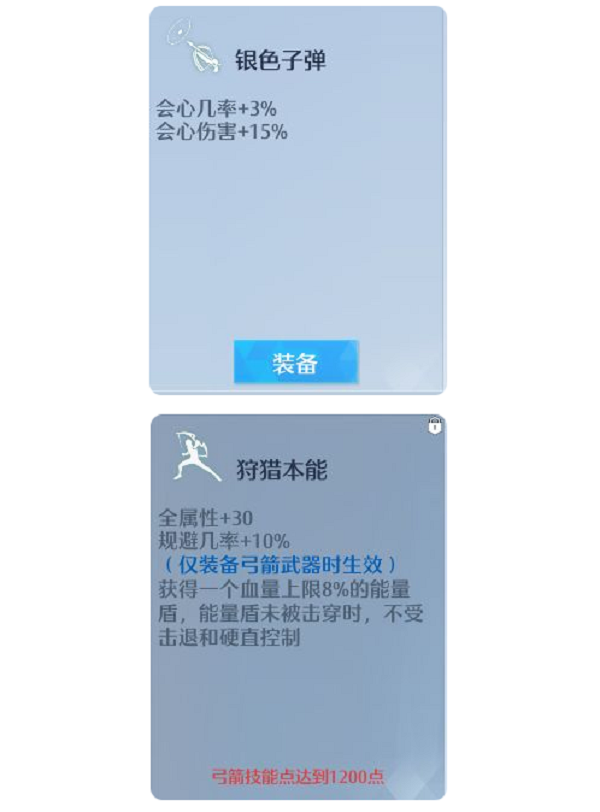 《诺亚之心》弓箭技能加点及天赋推荐