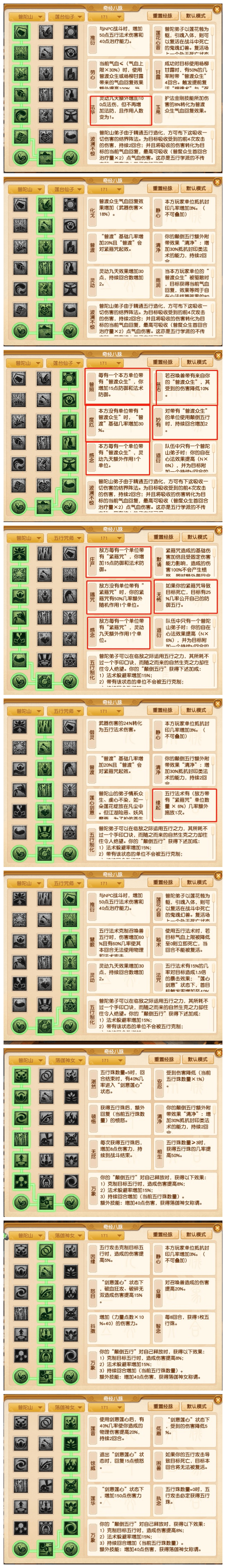 《梦幻西游》2022大改后普陀加点攻略
