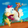 骑鸡比赛游戏中文版(Chicken Rodeo)