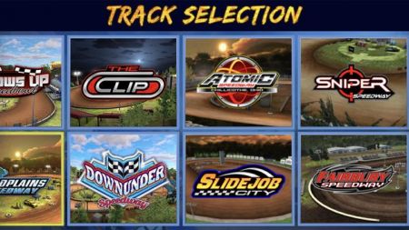沙尘追踪汽车冲刺DirtTrackinSprintCars