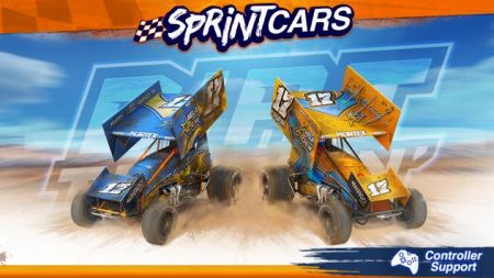 沙尘追踪汽车冲刺DirtTrackinSprintCars