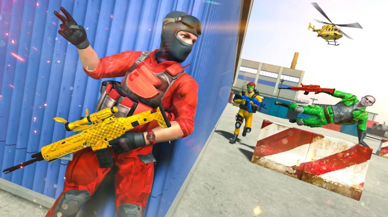 掩护打击力量3D射手游戏正式版