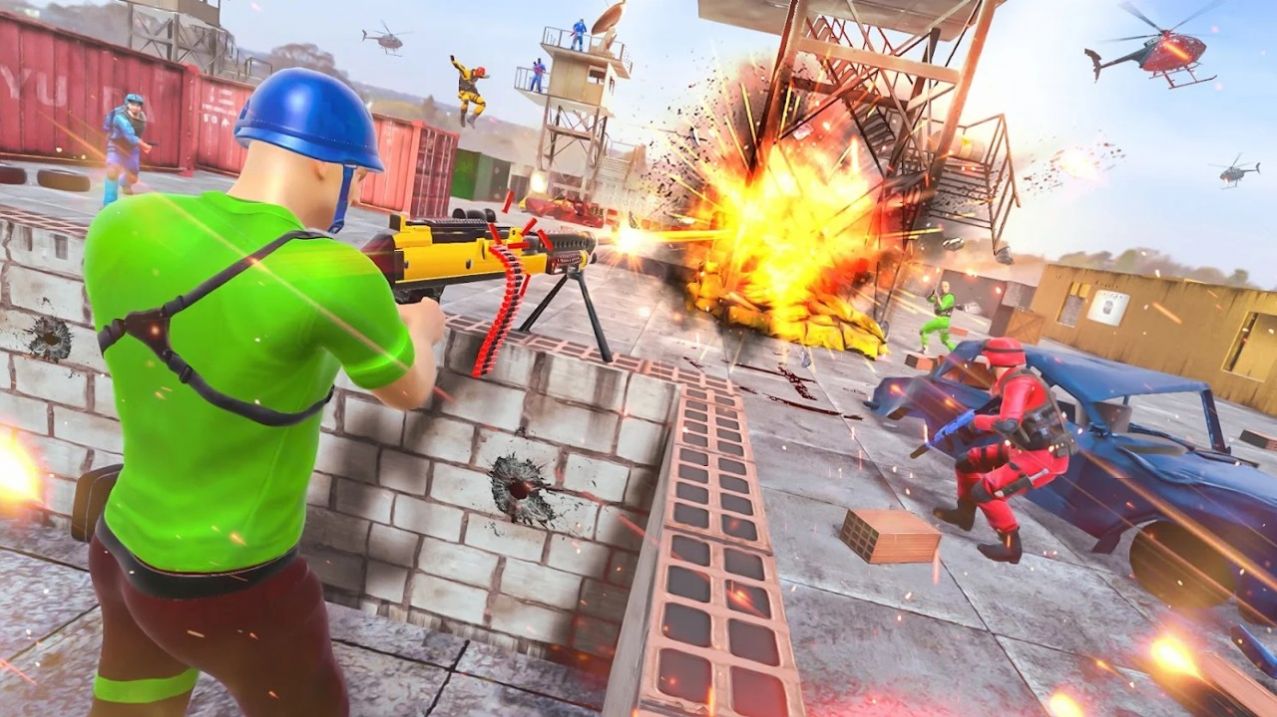 掩护打击力量3D射手游戏正式版