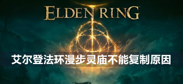 艾尔登法环漫步灵庙不能复制原因