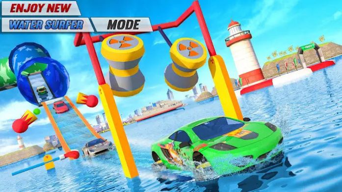 超级斜坡汽车特技终极竞赛游戏中文版（Mega Ramps Car Stunt Ultimate Races）