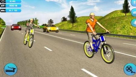 自行车比赛模拟器BicycleRiderTrafficRace17