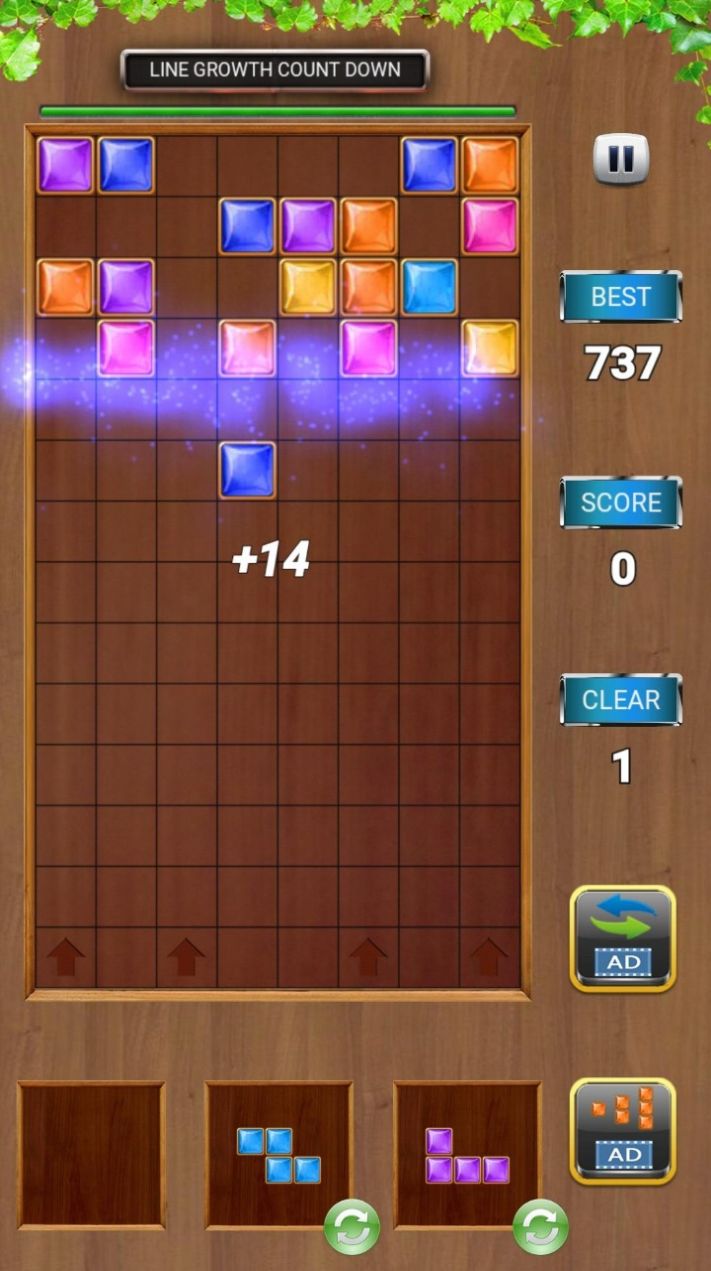 宝石方块拼图射击游戏最新版（Jewel Block Puzzle Shooting）