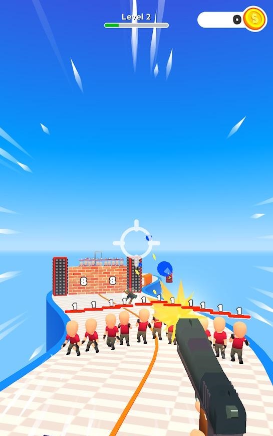 滑索射手游戏正式版（Jump Shoot Run）