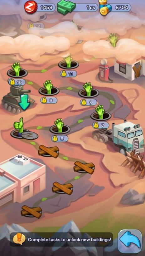 放置型丧尸生还游戏中文版（Idle Zombies）
