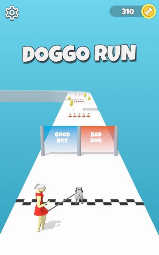狗狗拖人冲刺游戏正式版（Doggo Run）