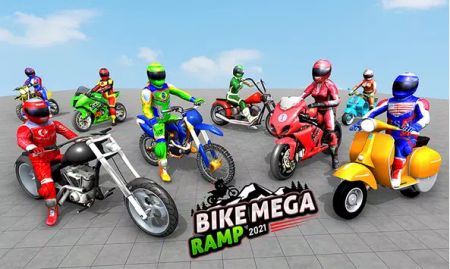 越野车比赛巨型坡道DirtBikeRaceMegaRamp