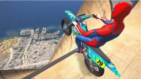 超级英雄赛车特技SuperheroRacingBikeStunt