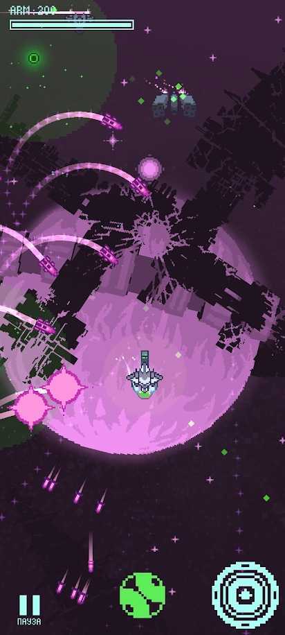 宇宙像素飞机  V