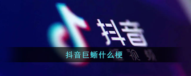 抖音巨蜥什么梗
