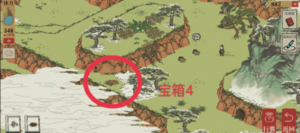 《江南百景图》徽州探险第一章宝箱位置