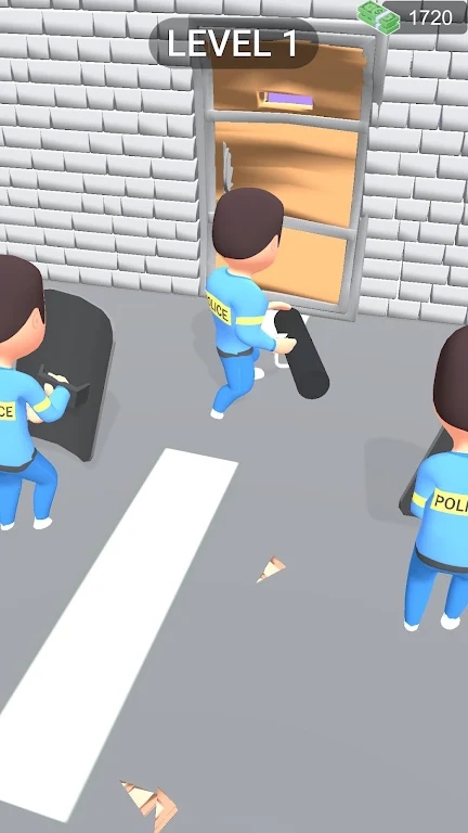 把门撞开