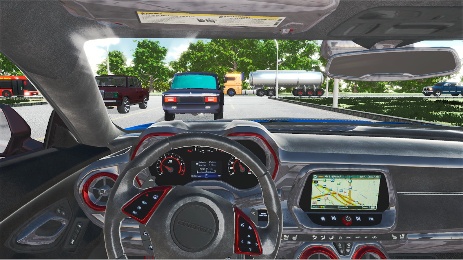 中国城市驾驶模拟器游戏中文手机版（Camaro 2019 City Car Dri