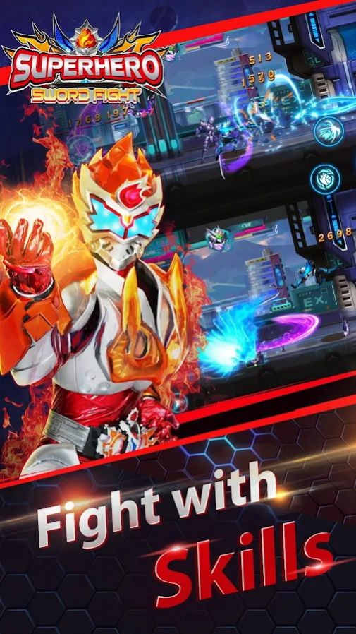 超级英雄假面骑士游戏正式中文版（Superhero Fight）