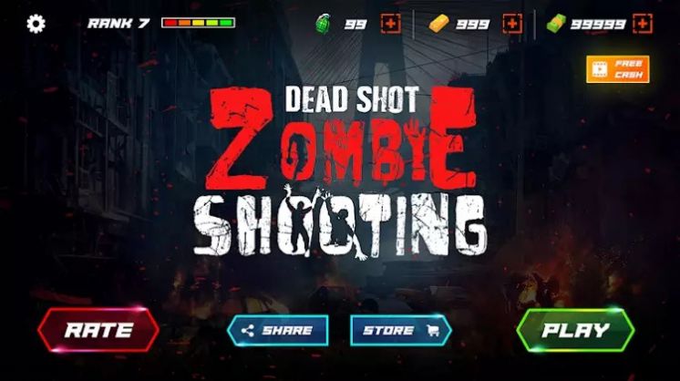 死亡射击僵尸射手游戏手机版（Dead Shot Zombie Shooter）