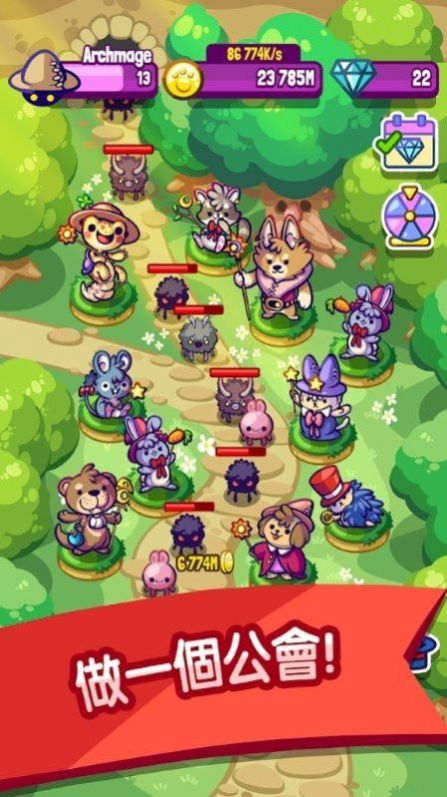 合并卡瓦伊巫师游戏中文版（Merge Kawaii Wizards）