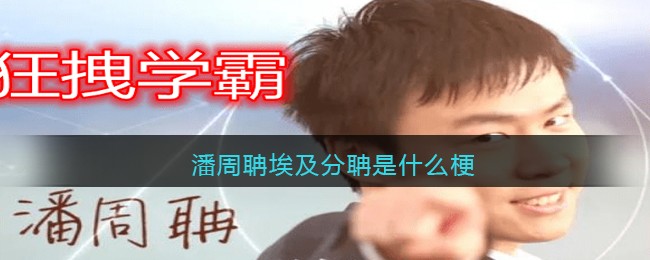 潘周聃埃及分聃是什么梗