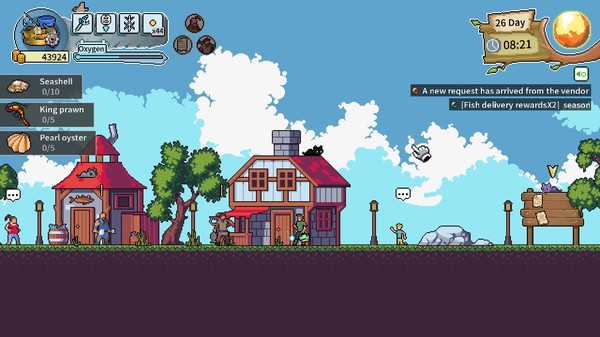 梦幻渔村游戏中文手机版 Fantasy Fishing Town
