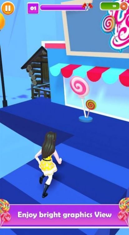 甜蜜糖果跑步游戏中文版（Sweet Candy Run）