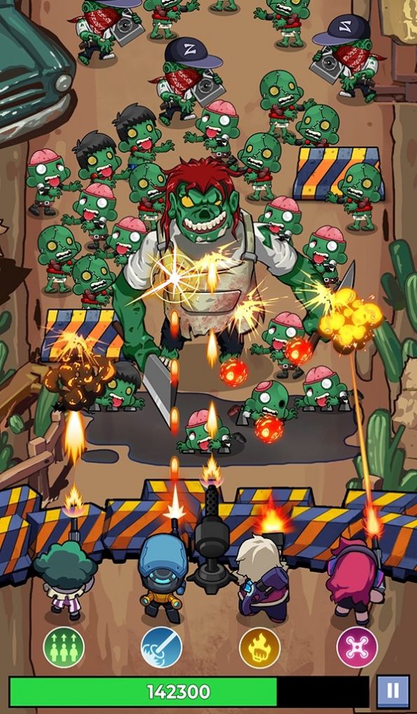僵尸防御空闲生存游戏中文版（Zombie Defense Idle Sur