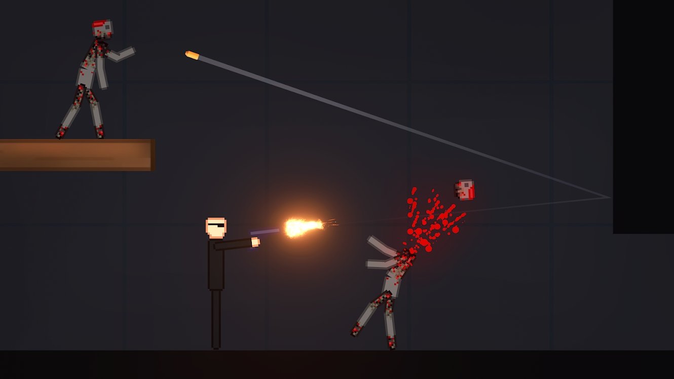 火柴人射击游乐场游戏