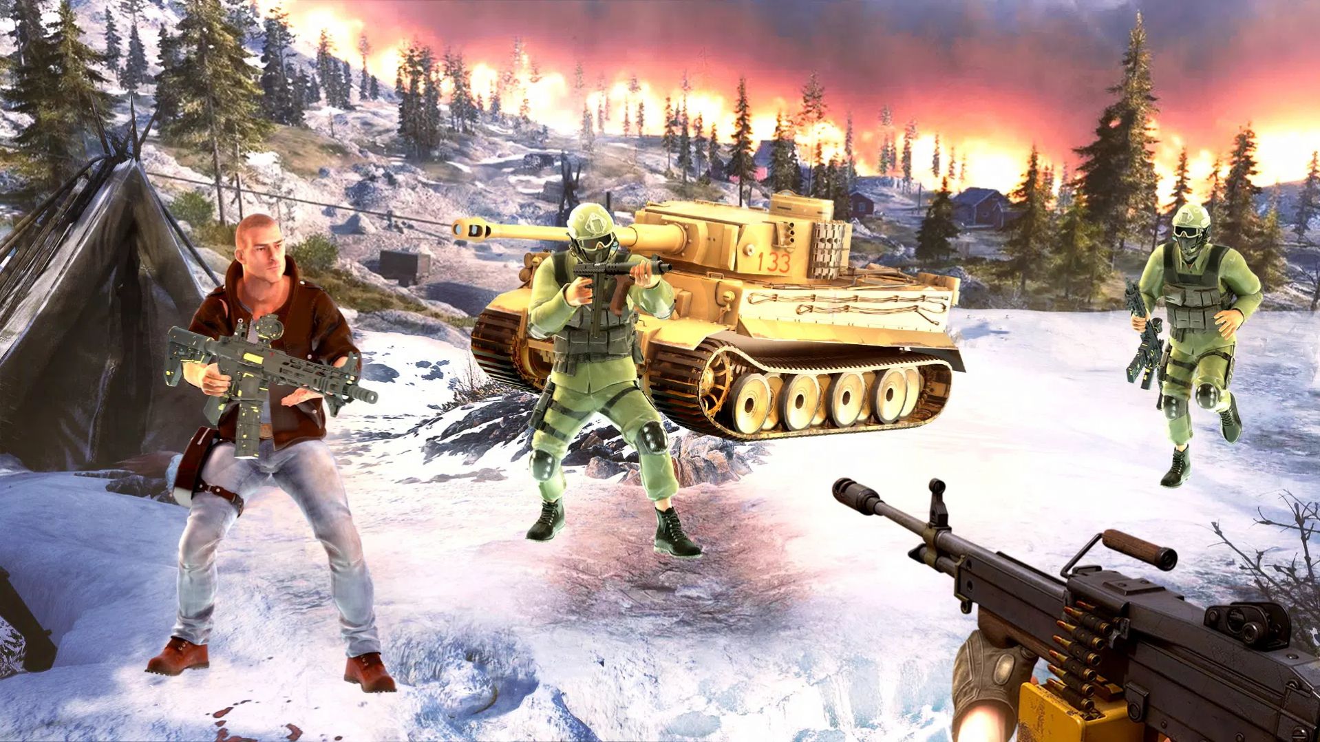 狙击行动跳伞射击最新版