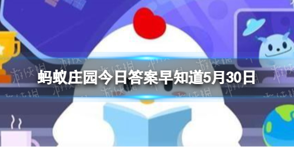 以下哪种常见药物不宜用水送服 蚂蚁庄园今日答案早知道5月30日