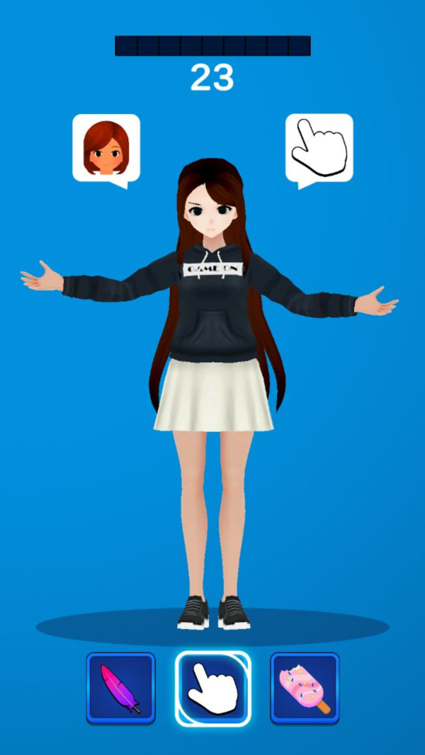 挠痒痒的小姐姐