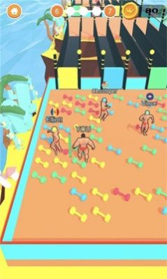 肌肉男推墙(MuscleRace)