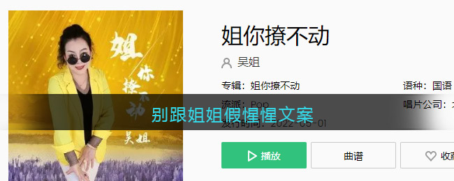 别跟姐姐假惺惺文案