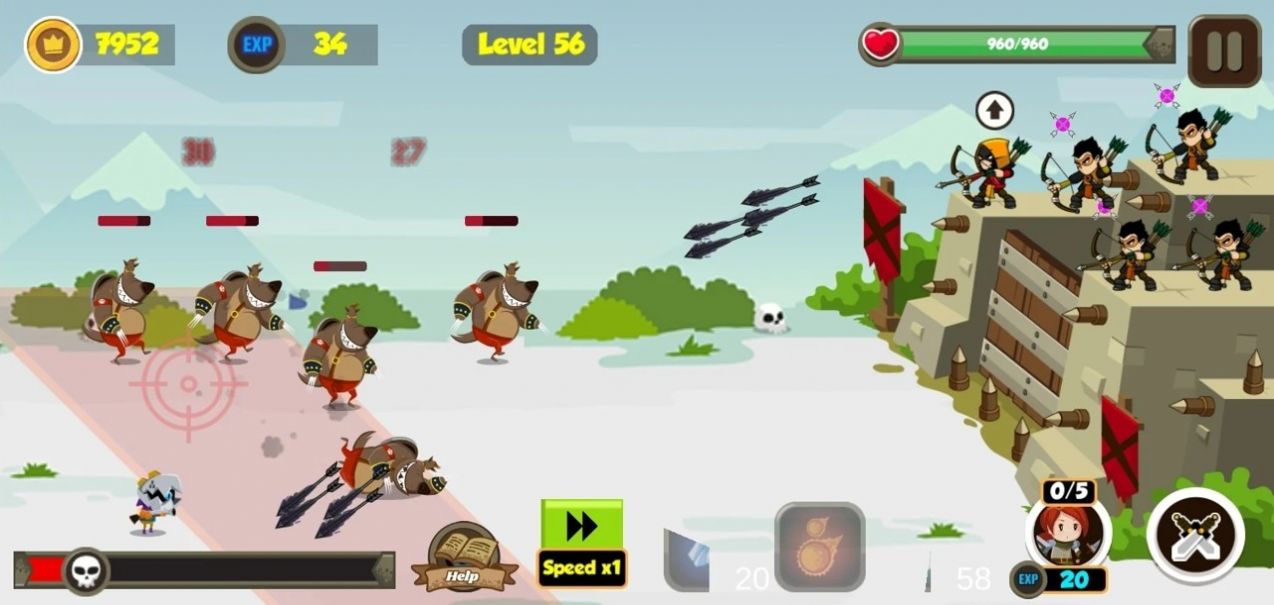 城堡防御射箭战游戏中文版（Castle Defense）