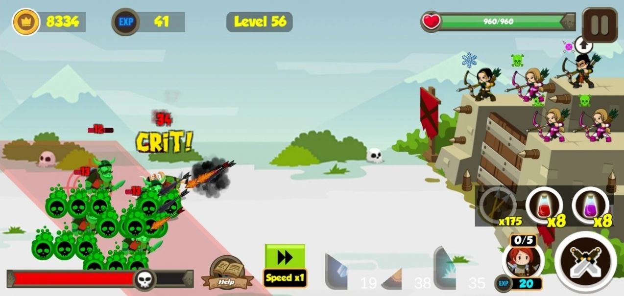 城堡防御射箭战游戏中文版（Castle Defense）