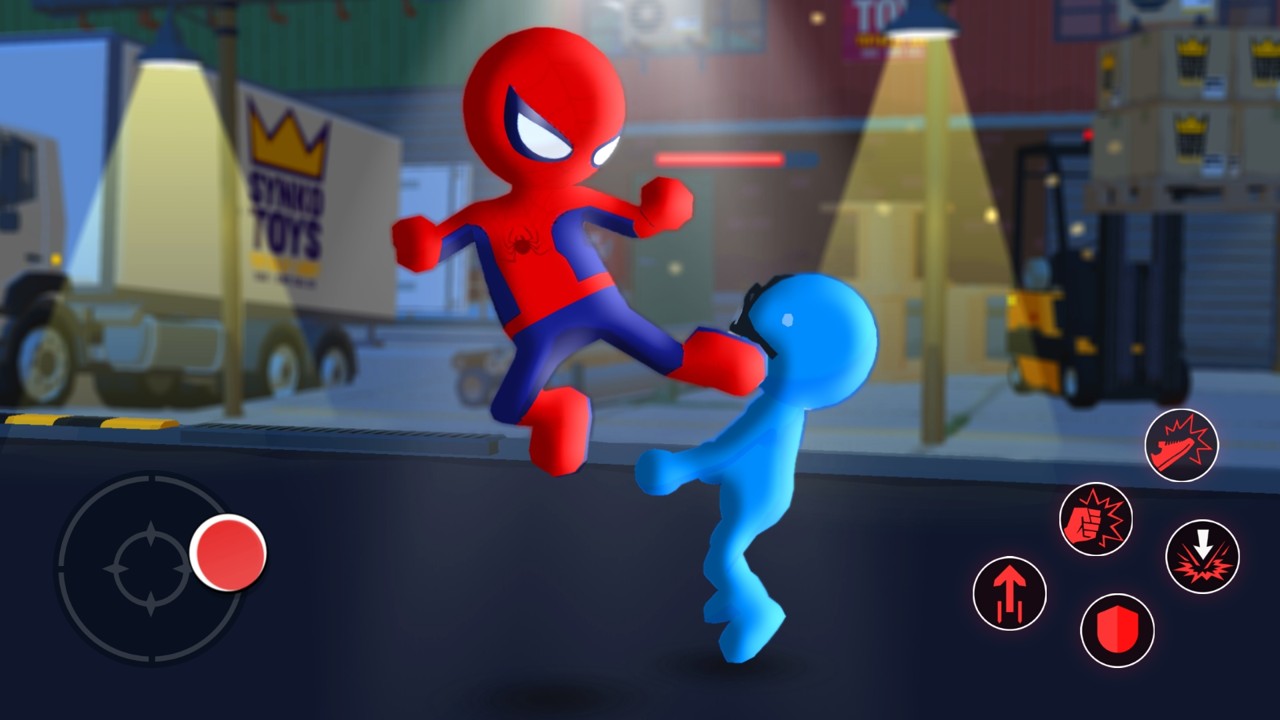 刺客战士蜘蛛英雄游戏安卓版（Spider Stickman Fighter: Superhero）