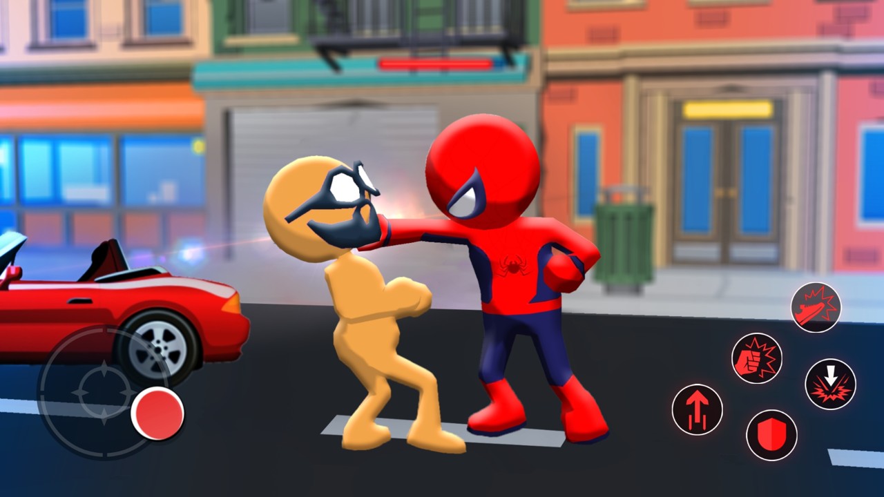 刺客战士蜘蛛英雄游戏安卓版（Spider Stickman Fighter: Superhero）